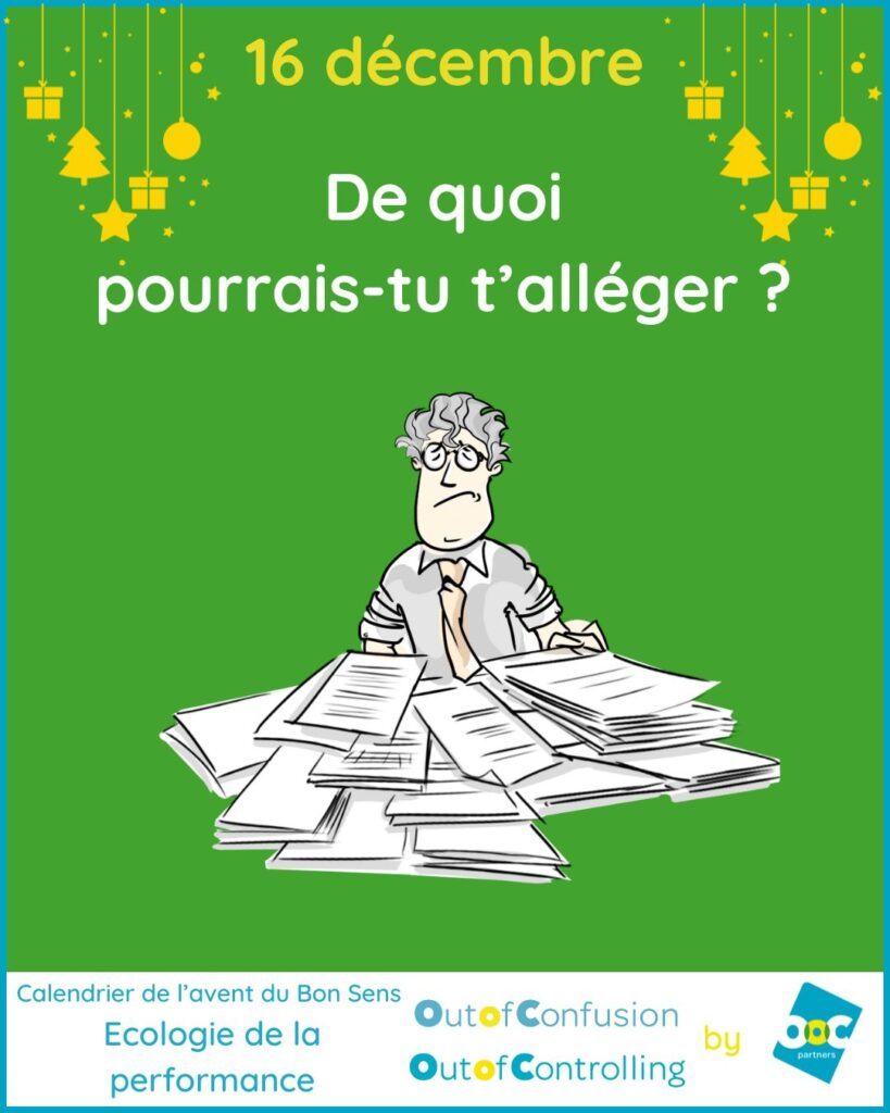 De quoi pourrais-tu t'alléger ?