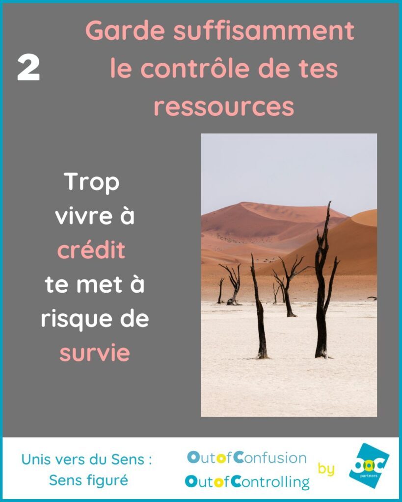 Bilan Garder le contrôle des ressources