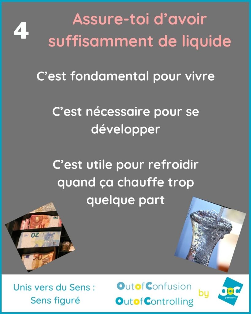 Actif Avoir assez de liquide